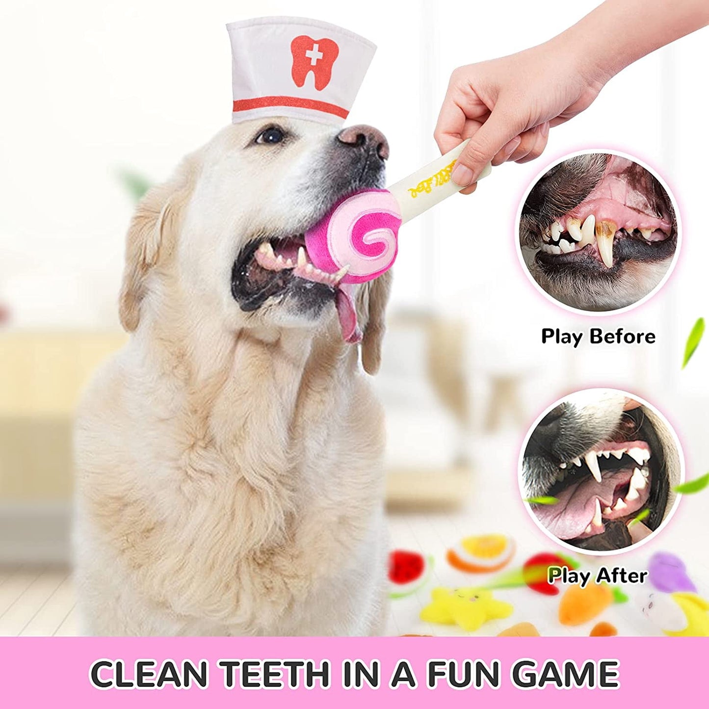 14 Adorable Squeaky Plush Dog Toys for Small & Medium Puppies - Perfect Birthday Gift!