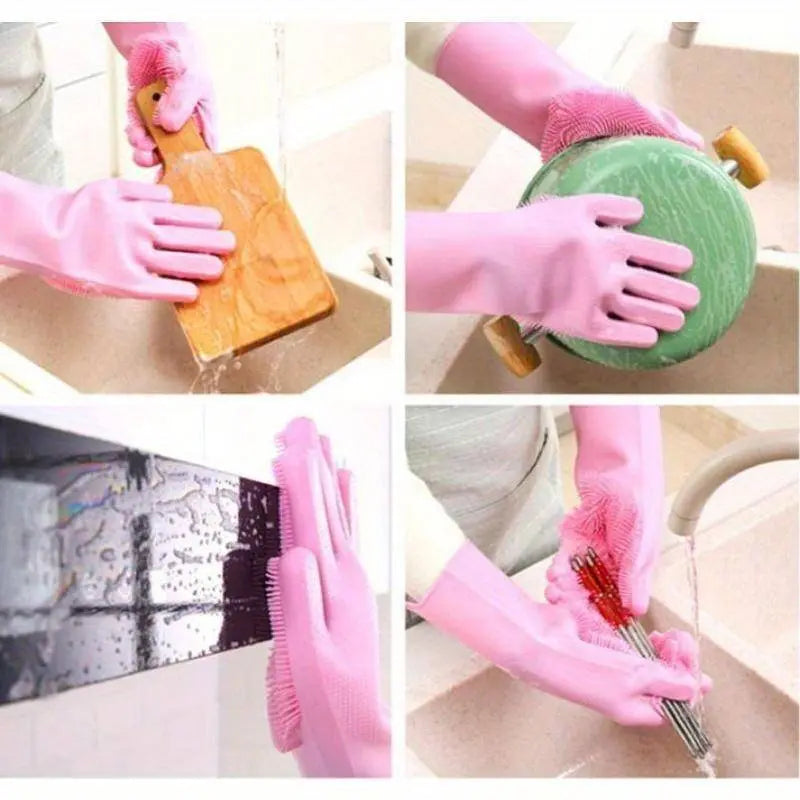 Transform Bath Time with the 2-in-1 Silicone Pet Bath Massage Gloves – Perfect Grooming Accessory for Dogs & Cats!