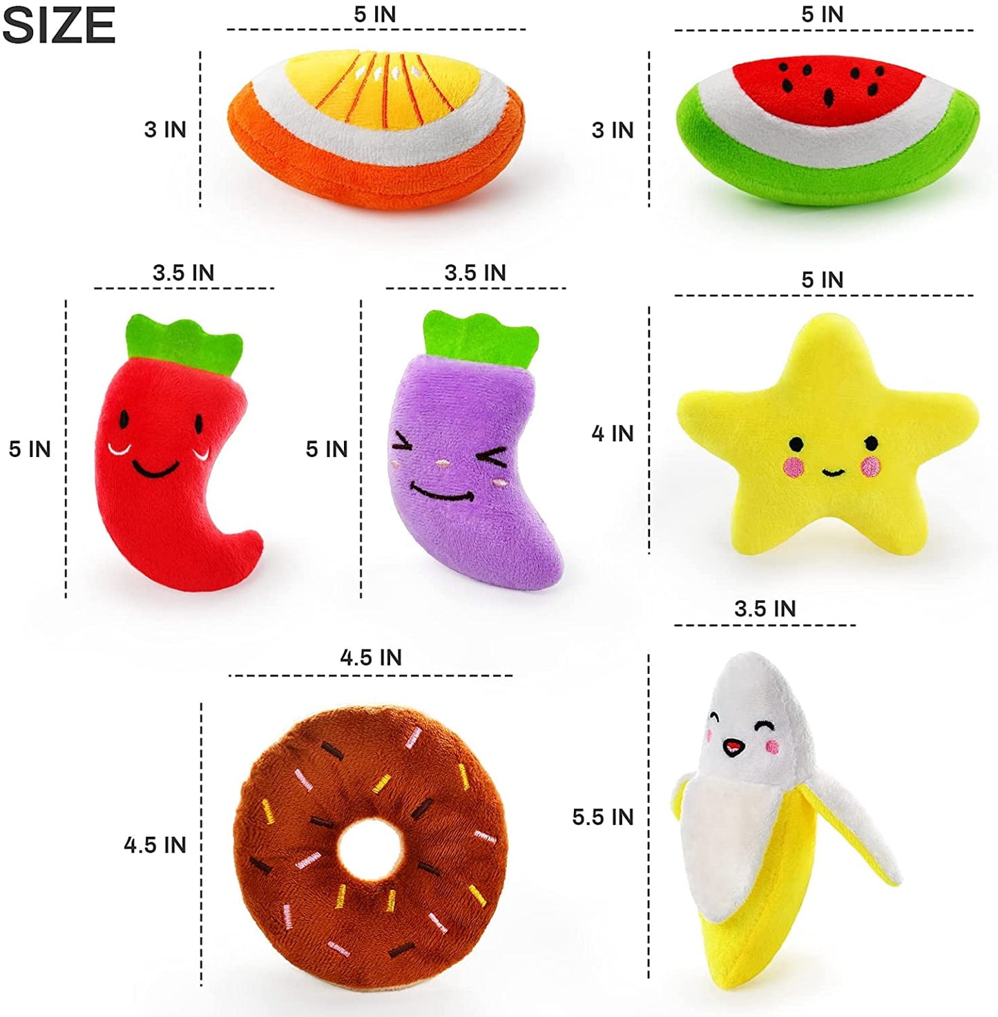 14 Adorable Squeaky Plush Dog Toys for Small & Medium Puppies - Perfect Birthday Gift!