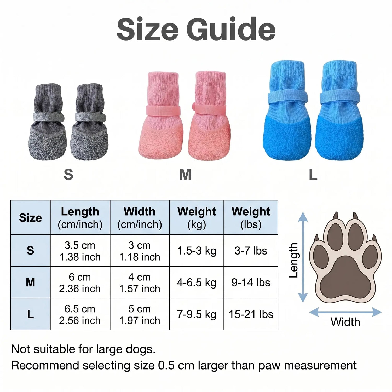 Protect Your Pup's Paws with Our 4-Piece Waterproof Dog Boots – Non-Slip, Soft Sole Pet Shoes for Shiba Inu, Poodle, and Corgi