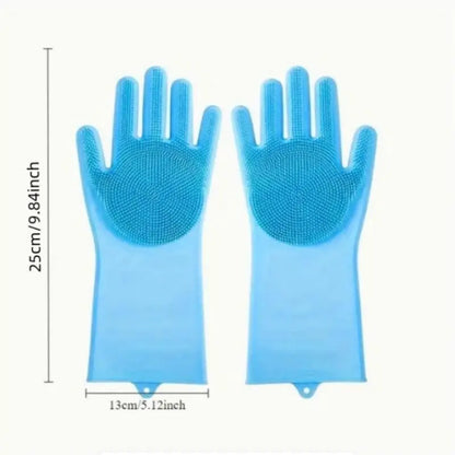 Transform Bath Time with the 2-in-1 Silicone Pet Bath Massage Gloves – Perfect Grooming Accessory for Dogs & Cats!