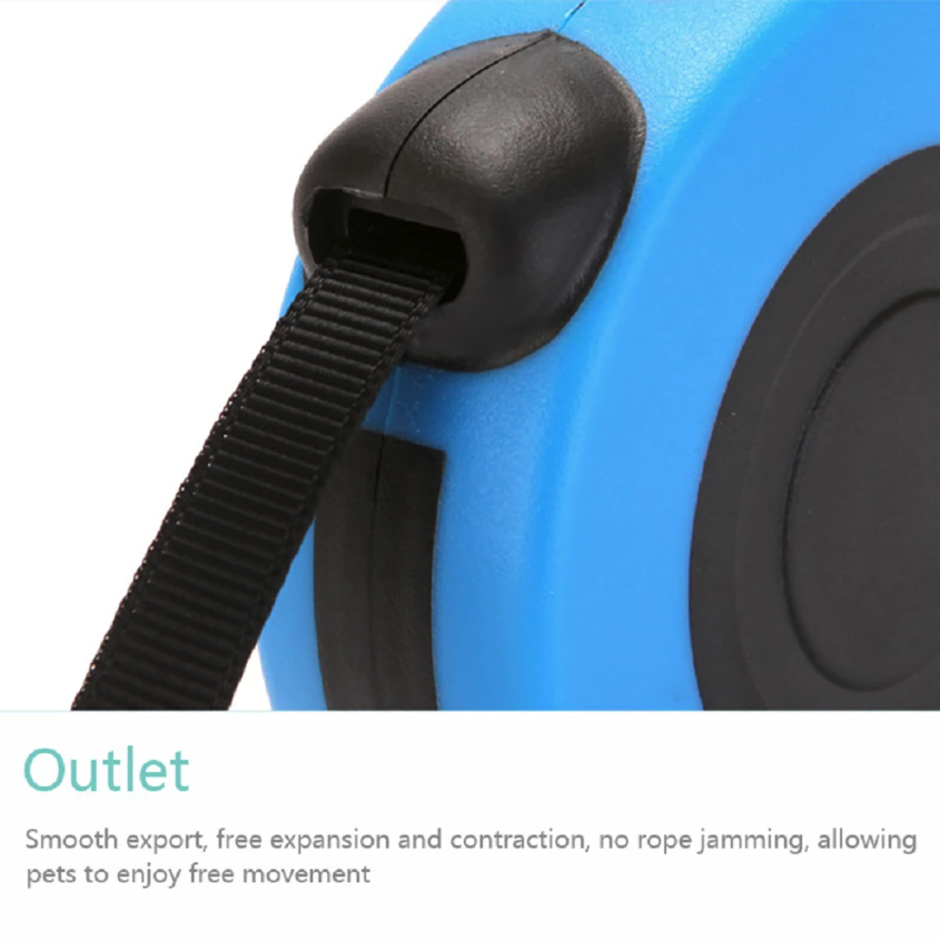 Experience Ultimate Freedom with Our 16.5FT Automatic Retractable Dog Leash - Perfect for Active Pets!