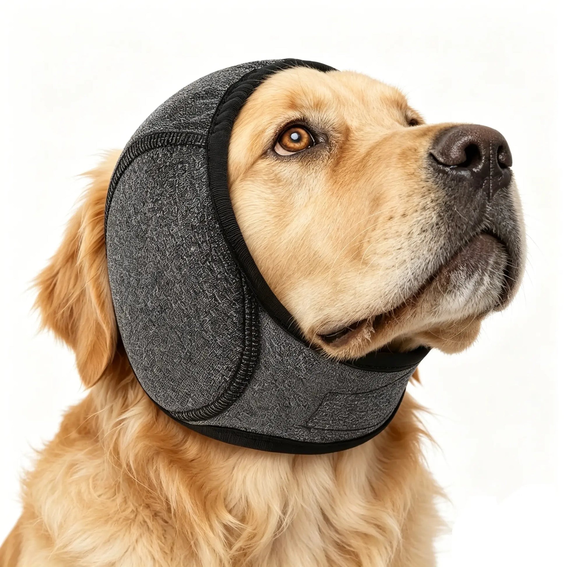 Ultimate Noise Cancelling Ear Wrap for Dogs - Comfortable Protection from Fireworks, Thunder, and Vacuums - Adjustable Calming Hoodie for Grooming, Bathing & Swimming - Perfect Gift for Your Furry Friend