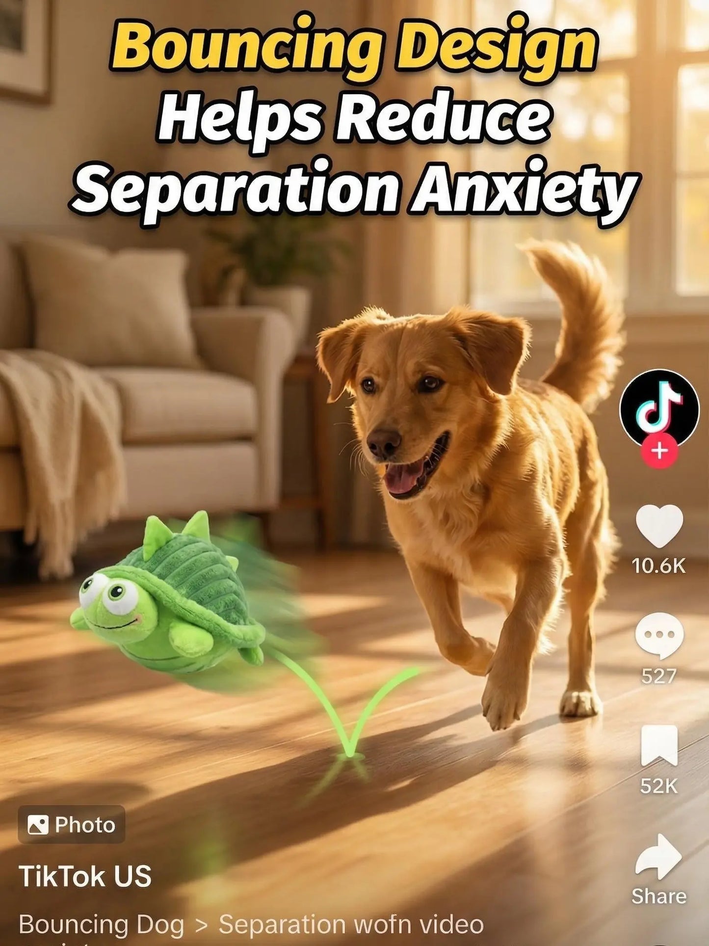Interactive Motion-Activated Dog Ball – Rechargeable Squeaky Toy for Endless Fun and Boredom Relief for All Dog Sizes