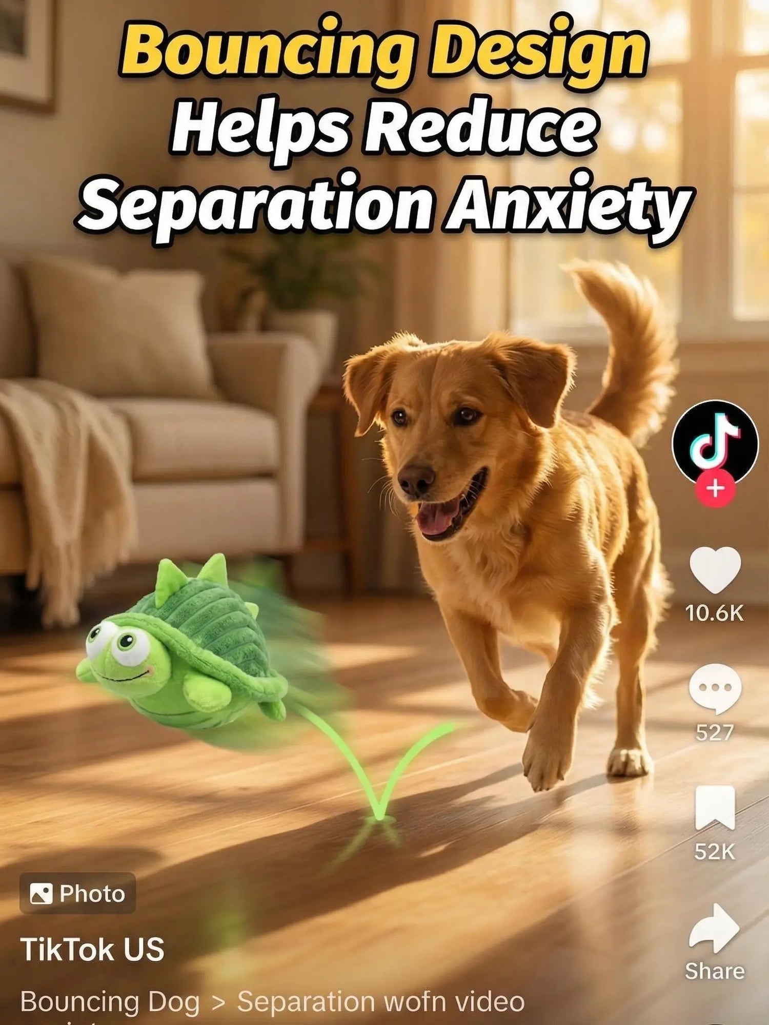 Interactive Motion-Activated Dog Ball – Rechargeable Squeaky Toy for Endless Fun and Boredom Relief for All Dog Sizes
