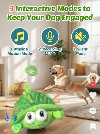 Interactive Motion-Activated Dog Ball – Rechargeable Squeaky Toy for Endless Fun and Boredom Relief for All Dog Sizes
