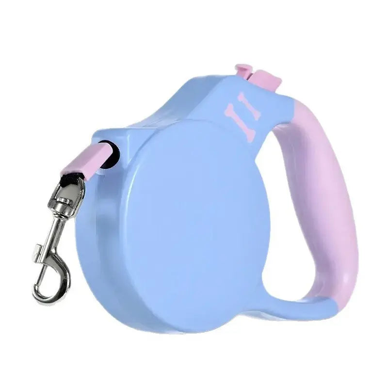 Ultimate Pet Gift Set: Adjustable Long Leash with One-Button Brake for Safe Night Walks - Perfect for Medium Dogs and Cats!