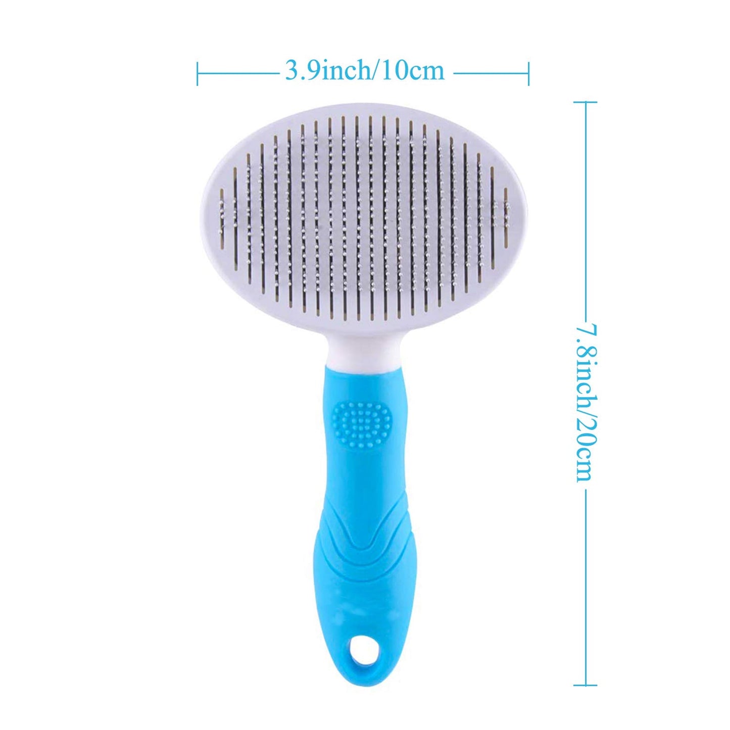 Ultimate Self-Cleaning Cat and Dog Grooming Brush - Effortlessly Removes Undercoat, Mats, and Loose Hair for All Coat Types