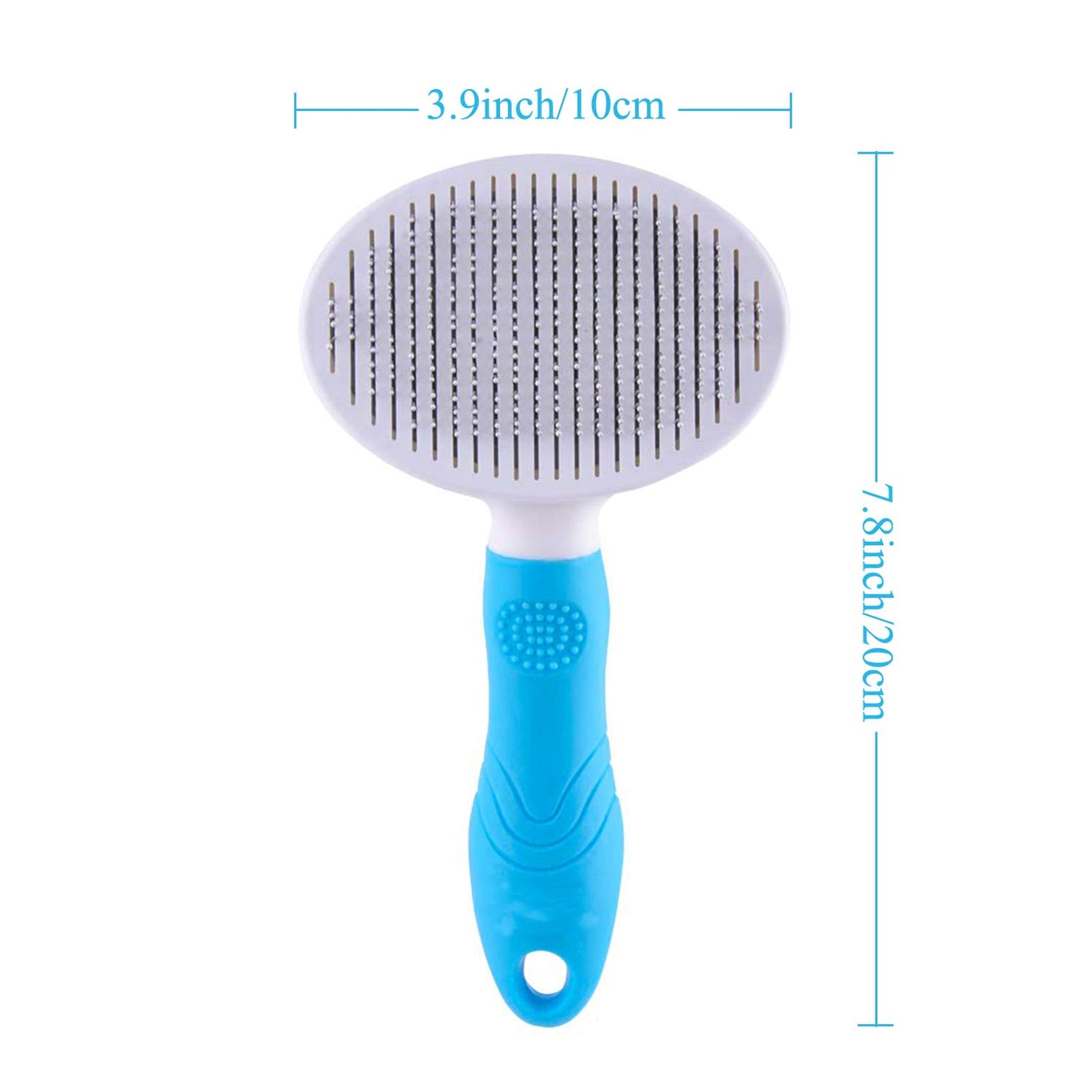 Ultimate Self-Cleaning Cat and Dog Grooming Brush - Effortlessly Removes Undercoat, Mats, and Loose Hair for All Coat Types